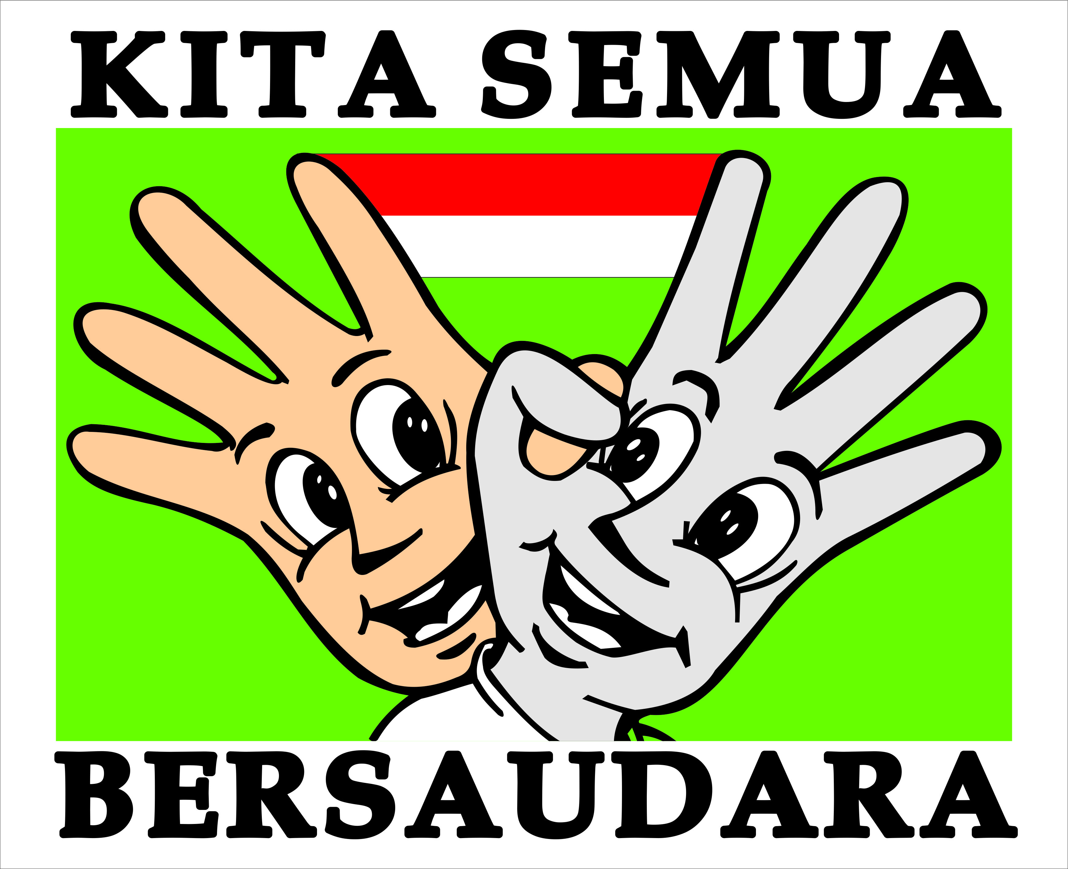 Sticker Kita Semua Bersaudara